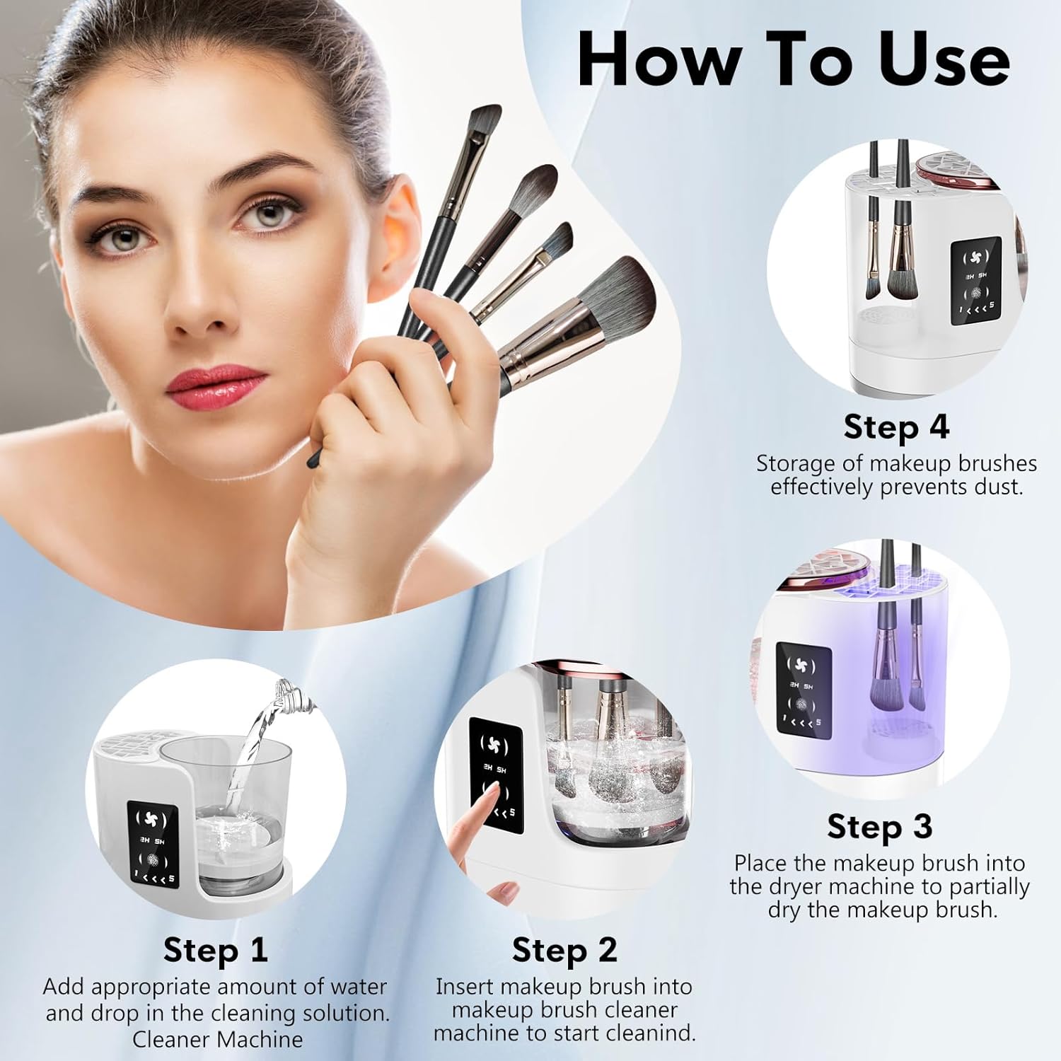 QuickClean Pro Electric Brush Kit