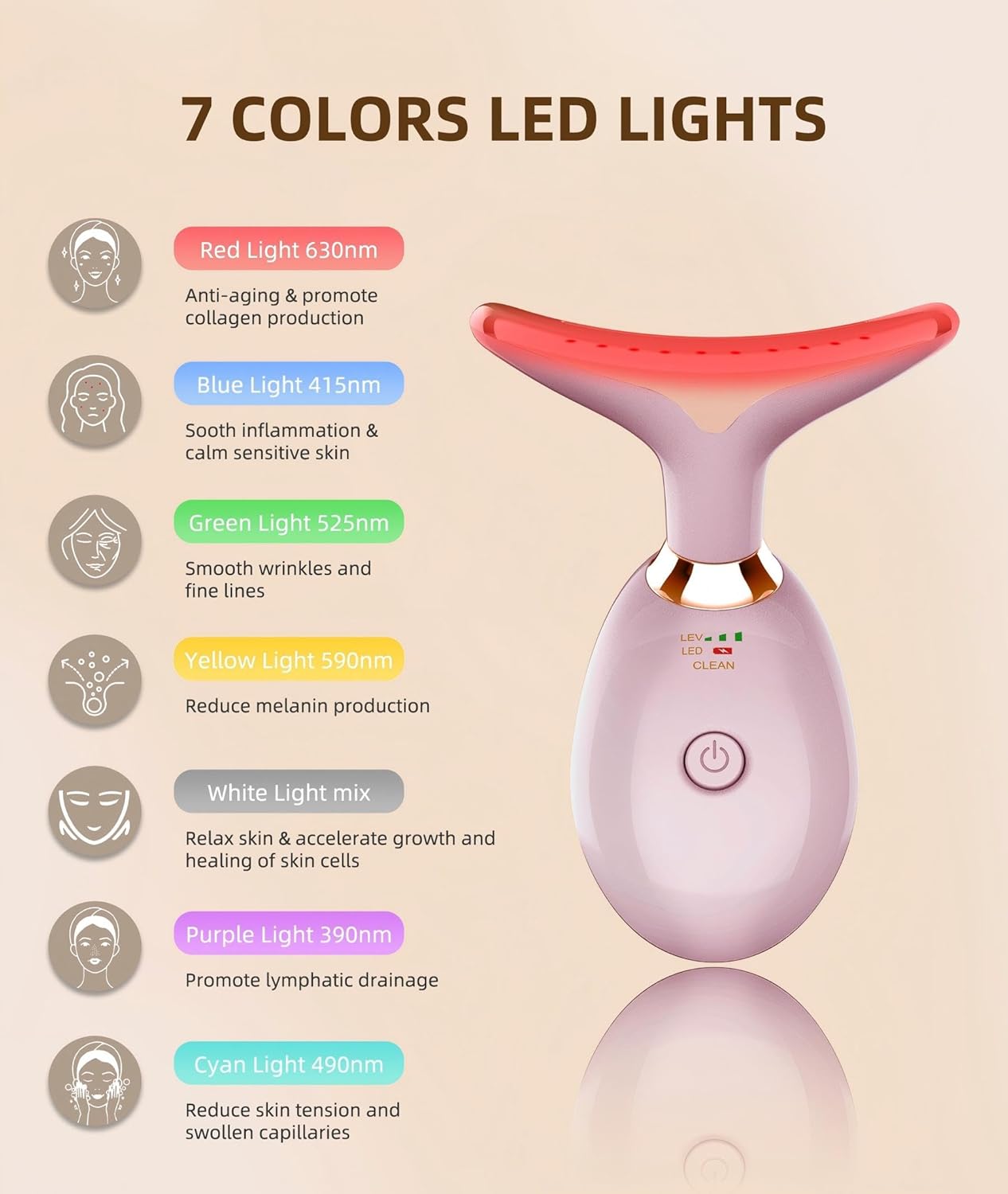 GlowLift Pro Red Light Massager