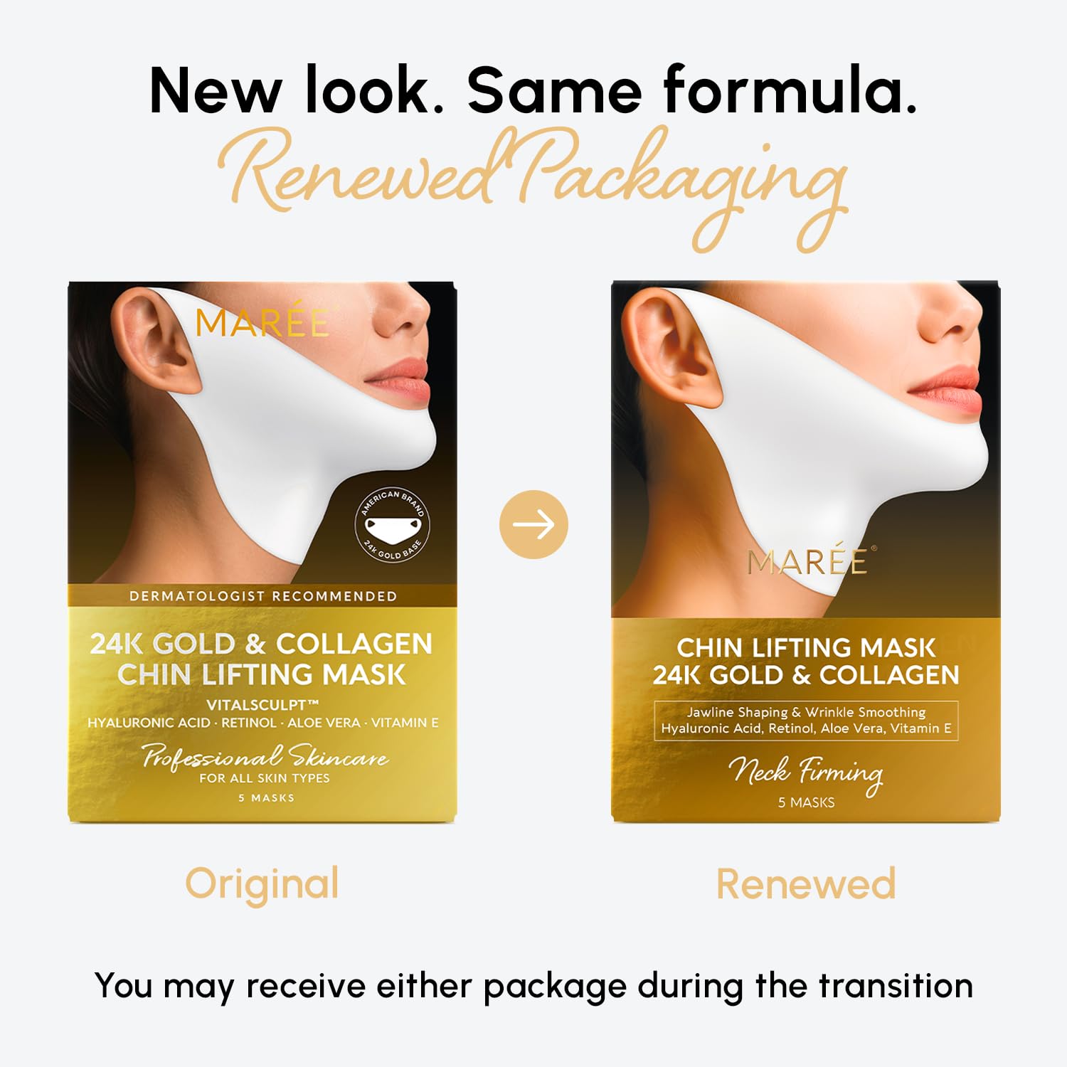 V-Line Jaw Sculpting Firming Hydrogel Mask