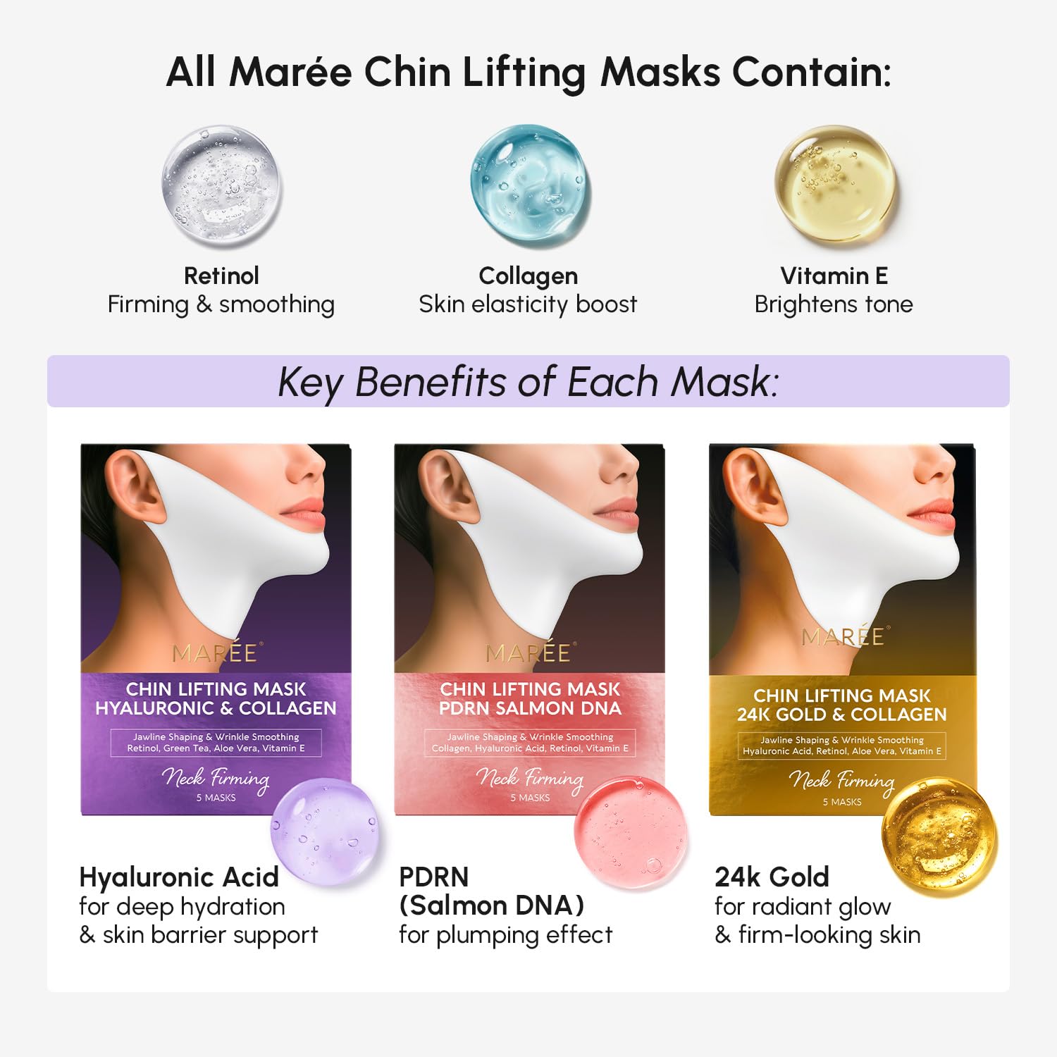 V-Line Jaw Sculpting Firming Hydrogel Mask