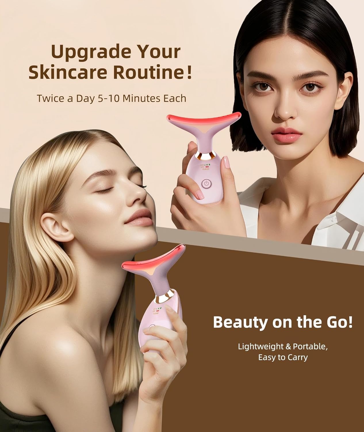 GlowLift Pro Red Light Massager